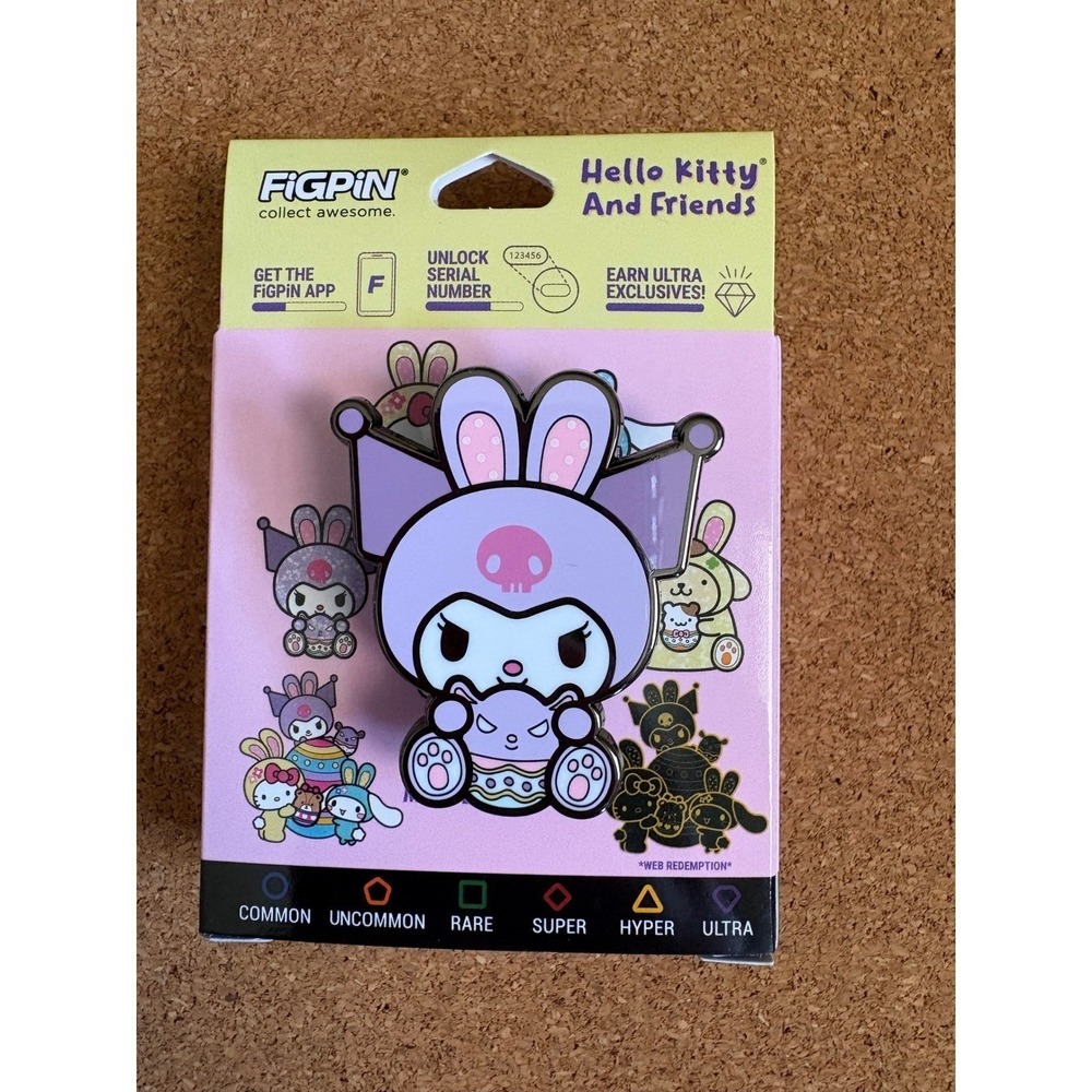 FigPin Hello Kitty and Friends Easter Outifits - Kuromi